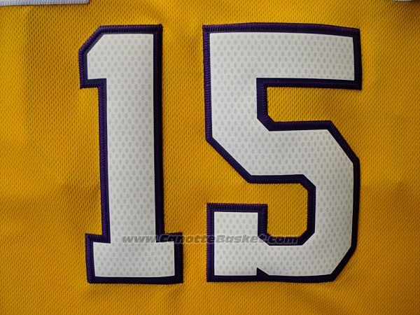Maglia Los Angeles Lakers Metta World Peace #15 Giallo